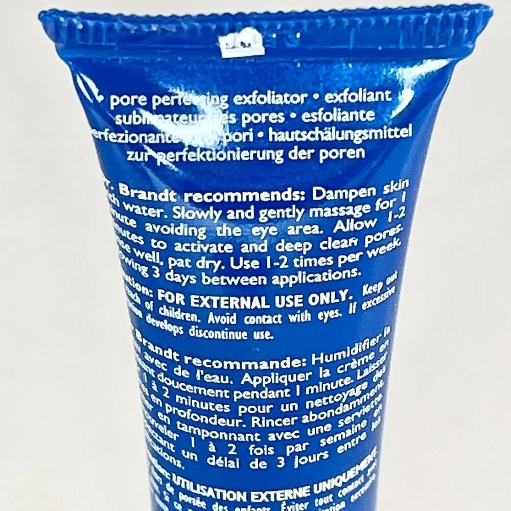 Dr. Brandt PoreDermabrasion Age-defying Exfoliator Scrub Travel .25 oz 7.5g New